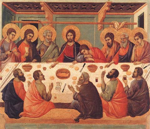 The Last Supper - Duccio di Buoninsegna (1255-1319)