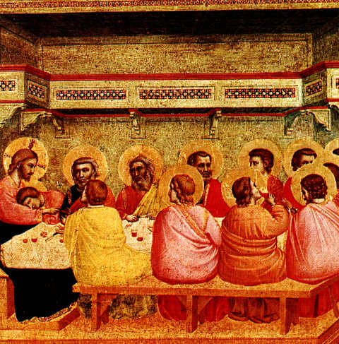 The Last Supper - Giotto di Bondone (1267-1337)