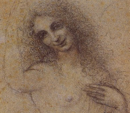 Drawing of Salai by Leonardo