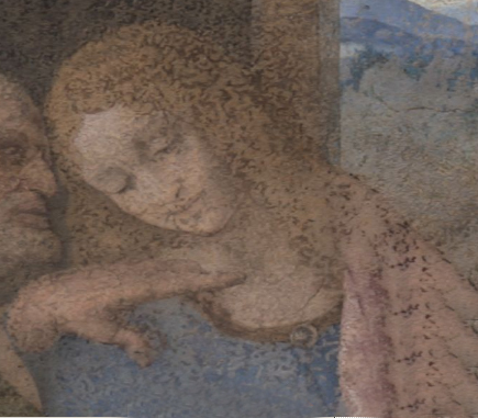 Detail of John, from The Last Supper